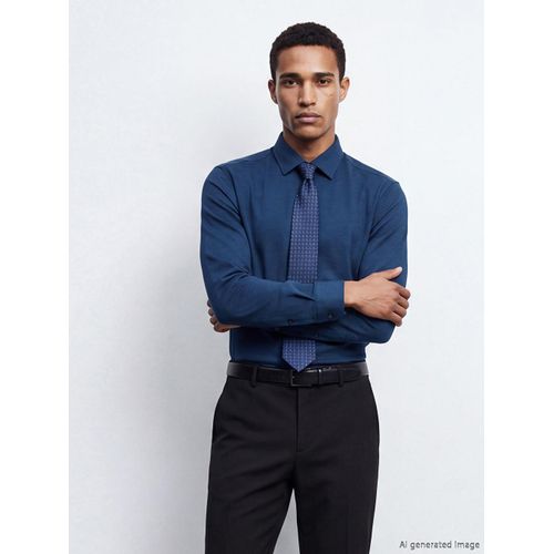 Slim Fit Dobby Men's Shirt