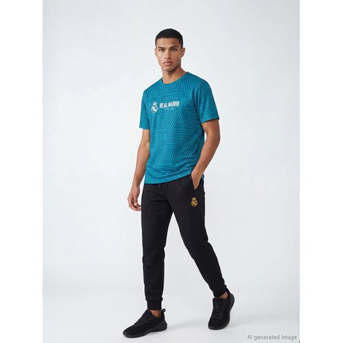 Real Madrid Print Slim Fit Men's Joggers