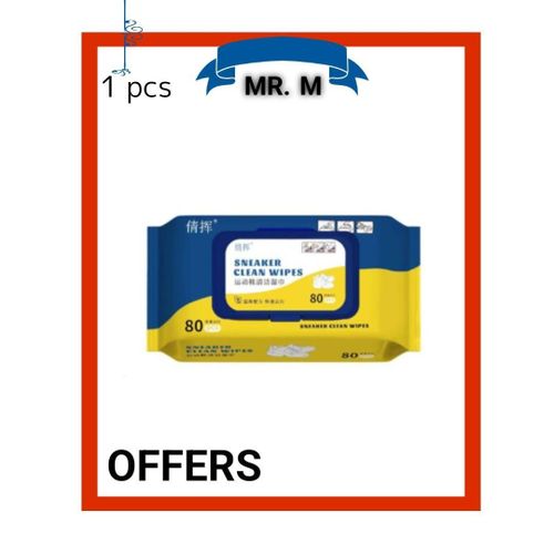 Shoe Cleaning Wipes for leather White & Colored Shoes , and athletic shoes Quickly
