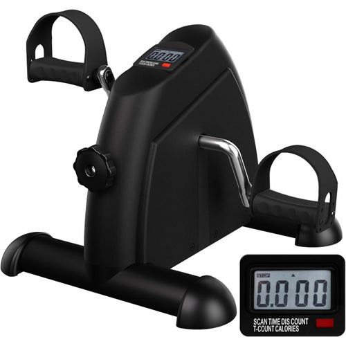 Under Desk Bike Pedal Exerciser, Sportneer Mini Exercise Bike Peddler for Seniors with LCD Portable Sitting Foot Cycle Leg & Arm Pedals Machine Equipment with Anti-Skid Mat for Home Office