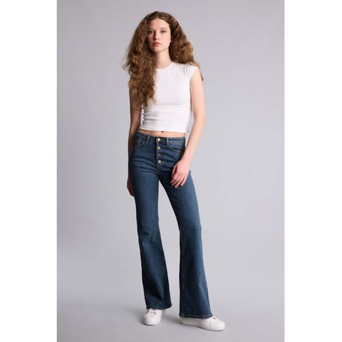 Mia Flare Fit Boxy Fit Normal Waist Jeans