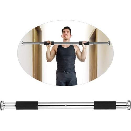 MD Exercise Bar for Home Entrance and Gym 62-100cm, MD Stay Fit Adjustable Brain & Fitness Exercise Bar