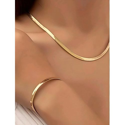 A Set Featuring Bracelets And Necklaces