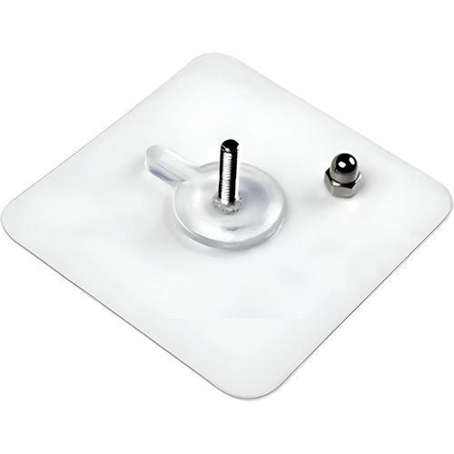 No-Drill Wall Hooks - Heavy-Duty Adhesive Mounting for Picture Frames, Shelves, and Decor – Damage-Free, Nail-Free Setup for Walls & Doors (Pack (40 Pieces))