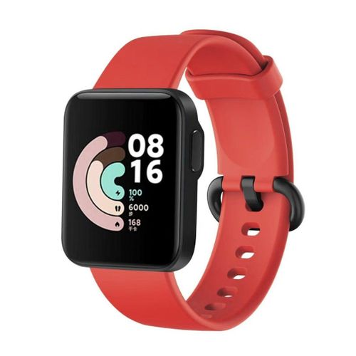 Band For Mi Watch Lite Strap Replacement Sport Silicone Bracelet Correa For XiaoMi Mi Watch Smart Watch Belt Wrist Strap Red