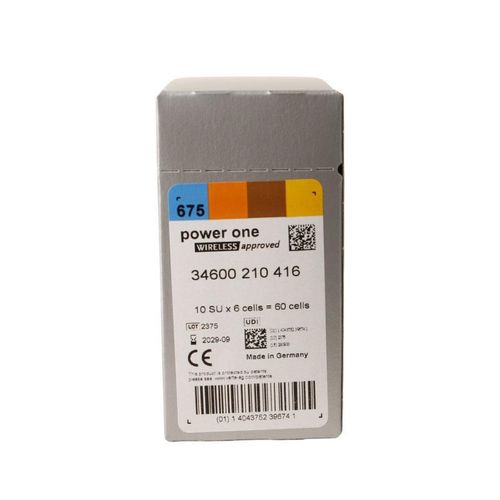 Hearing Aid Batteries Size 675 - Made in Germany - High Performance - 60 Pieces Pack
