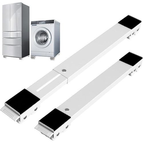 Adjustable Mobile Stand for Washing Machine, Refrigerator, Dryer, Heavy Duty Rolling Stand, Multifunctional