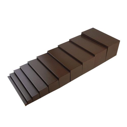 Montessori Brown Ladder 10 Pieces Wooden - Montessori Sensory Toys for Children