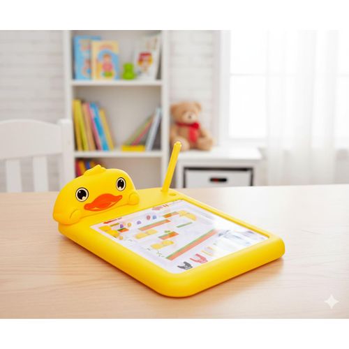 Magnetic Maze Puzzle Toy – Duck Shape – Color Sorting Game with Stylus – Develops Fine Motor Skills, Hand-Eye Coordination & Color Recognition – Safe & Durable – Educational Toy for Kids Age 3+