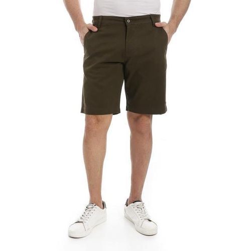 شورتات جاباردين مع جيوب من تيد مارشل - اللون الأخضر العسكري