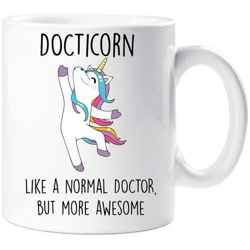 Cashmeera Printed Mug - Docticorn Mug Unicorn Like A Normal Doctor