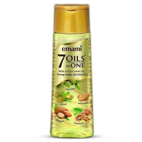 7-in-1 Hair Oil: Intensive Nourishment, Strengthening, and Treatment for Hair Loss and Split Ends with Argan, Almond, Amla, and Coconut Oils. Suitable for all hair types and children. 50ml