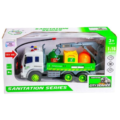 Garbage Truck Sanitation Series 1:16 City Service with Remote Control - SY7755K-H10