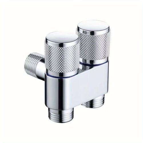 Stainless Steel Toilet Companion Corner Valve – Dual Outlet One-in-Two-Out Angle Valve