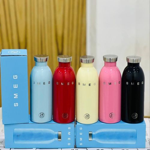 Stainless steel thermal bottle that retains heat