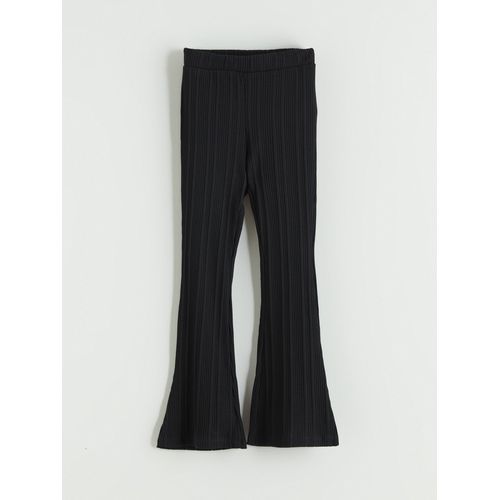 Ribbed Flare Girl's Leggings