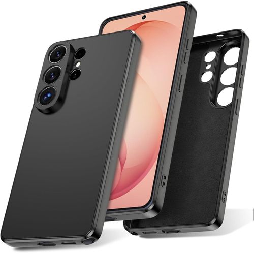 Samsung Galaxy S26 Ultra Case, Soft-Touch Silicone Phone Case, Shockproof, DustProof, Antiskid Full Body Armour Phone Cover with Microfiber Lining for Samsung Galaxy S26 Ultra,Black