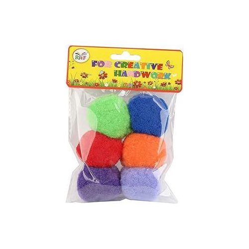 Simba wool balls 6 pcs multicolor Model F404