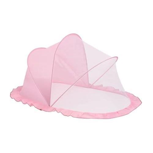 Automatic Foldable Baby Mosquito Net – Crib netting for newborns up to 3-year-olds, protecting against mosquitoes and insects, featuring high-density breathable mesh.