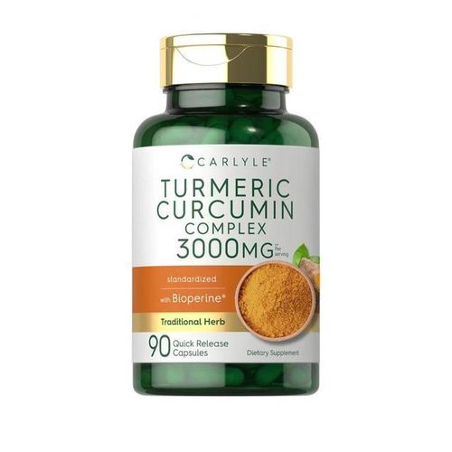 Turmeric Curcumin Black Pepper 3000 mg 90 Powder Capsules Complex