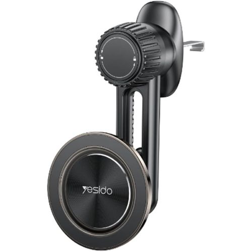 Magnetic Car Phone Holder for Air Vent, Zinc Alloy Mount with 360° Rotation, Star Ring Design Universal Magnet Stand C168