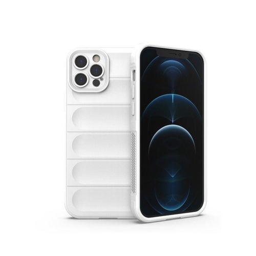 Magic Shield Tpu Silicone Shockproof Phone Case For Iphone 12 Pro (White)