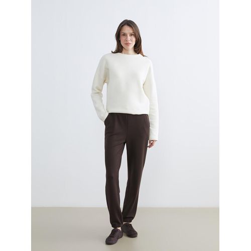 Woman Brown Jogger Sweatpants