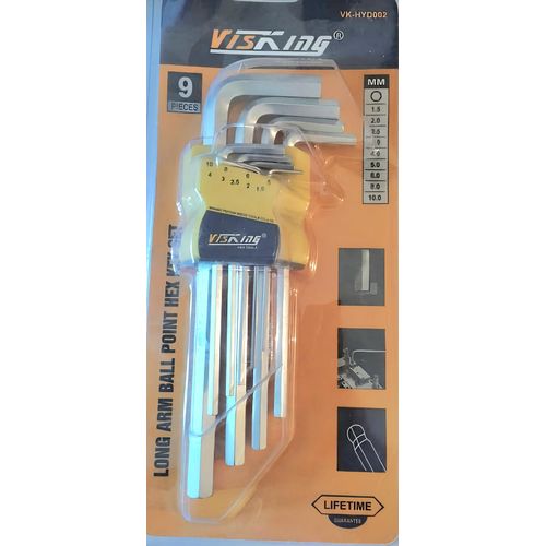 Long Arm Ball Point Hex Key Set