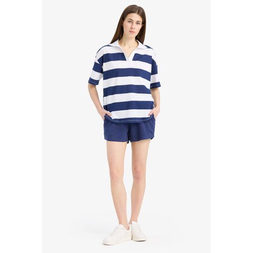 Regular Fit Drawstring Waist Regular Waist Straight Leg Shorts