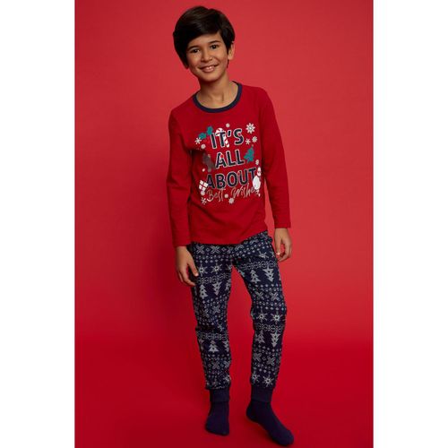 Homewear Knitted Pyjamas - Red