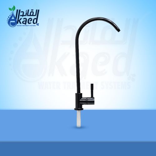Hand mixer filter tap in a stylish black design