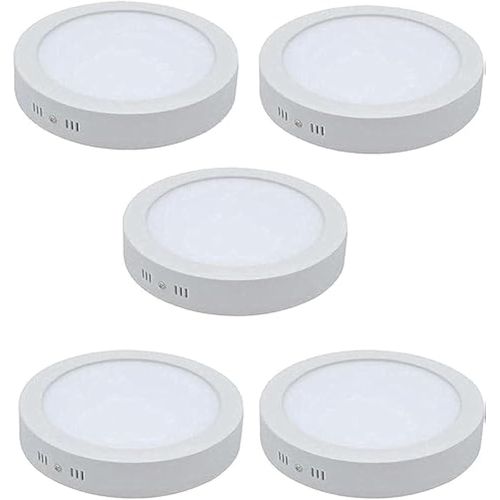 24W Round Led Spot Panel Light Surface Mounted white - 1 Piece