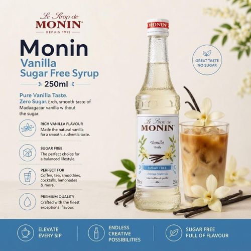 Vanilla Sugar Free Syrup 250ml