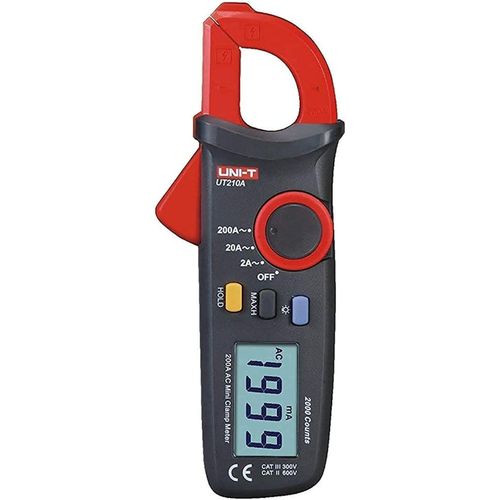 UT210A Clamp Meter Digital Pliers Ammeter Voltmeter Professional Electrician Tester Multimeter