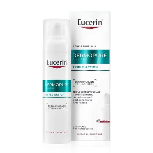 Blemish-Prone Skin, Dermopure Clinical, Triple Action, Triple Corrective Fluid, Helps To Correct The Appearance Of Both Blemish And Post Blemish Marks - 40ML