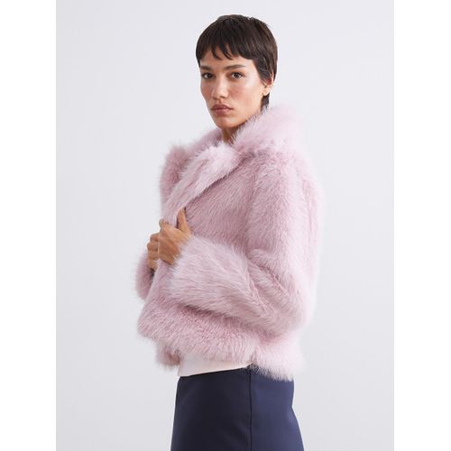 Jacket Neck Women's Fur Coat