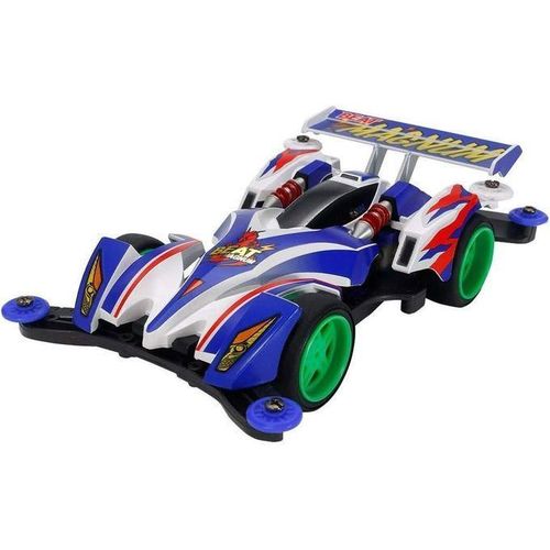The Peak Spider 4WD hand-assembled racing car kit features a fast electric motor, a safe and durable ABS plastic design, and mounting pulleys. It's ideal for model and racing enthusiasts (shape may vary).