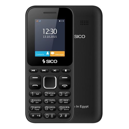 موبايل سيكو SICO Mini 4 - موبايل 1.77 بوصة - ثنائي الشريحة - أسود من جوميا