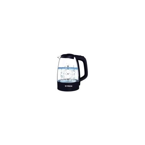 EGK-17000 Electric Glass Kettle - 1.7 Liter - Transparent And Black 2200WATT - Transparent And Black
