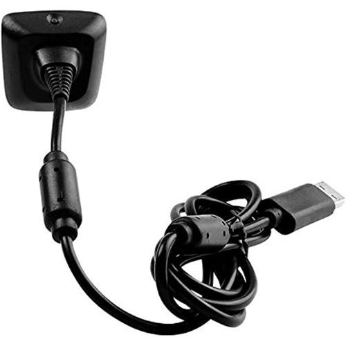 USB Game Controller Wireless Power Supply Charger Cable Gamepad Joystick for Xbox 360 1.5m Black