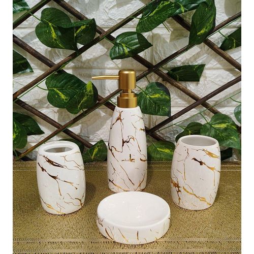 Porcelain bathroom set