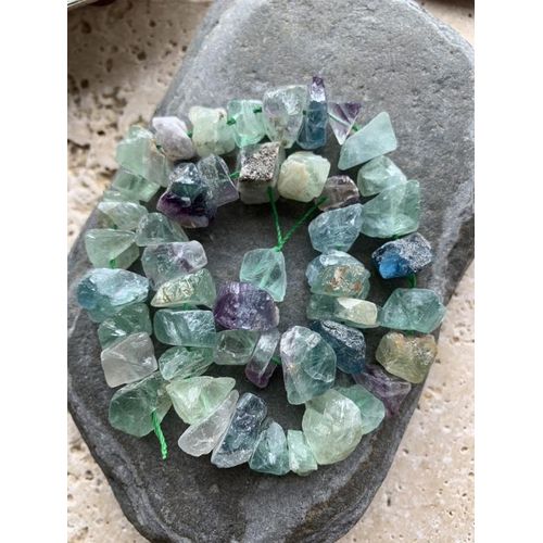 New Rough Natural Fluorite Free Form 1pcs Nugget Colorful Stone