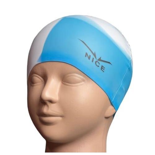 Go Swim Kids Swim Cap by , Durable Silicone Swim Cap for Toddler Boys and Girls, Waterproof Swim Caps, Comfortable Kids Swim Caps with a Simple Design for Long and Short Hair
