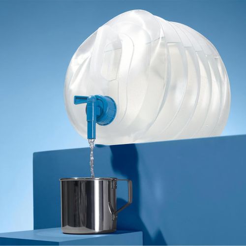 Collapsible Water Canister, 7 L, Transparent