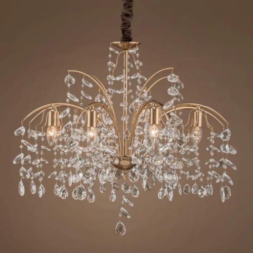 8 Arms Stripped Birds of Paradise 5420 Chrome