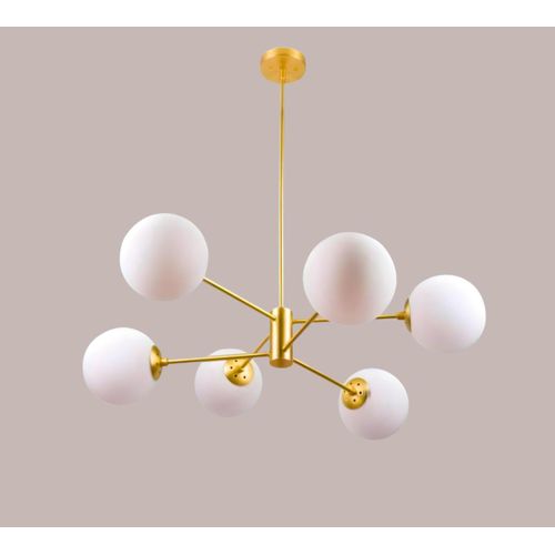 Classic metal chandelier 6 Luxurious design bulb and perfect lighting