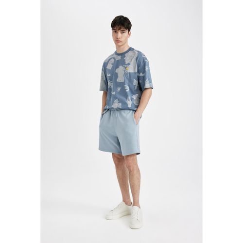 Man Regular Fit Short - Lt.Blue