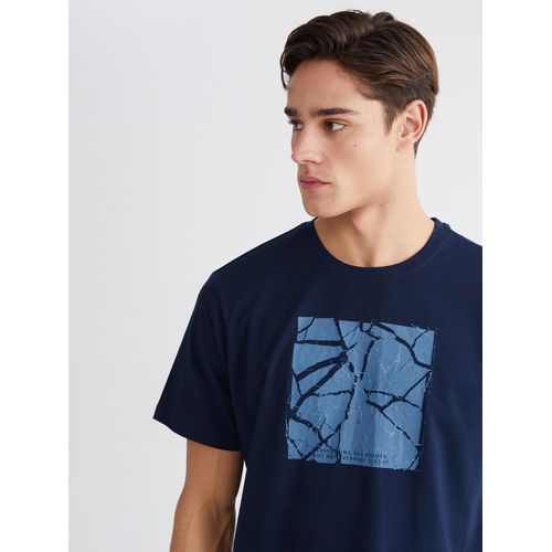 Crew Neck Printed Jersey Men's T-Shirt