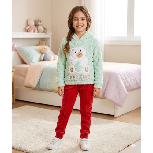 Pajama Set Girly Velvet Wintery
