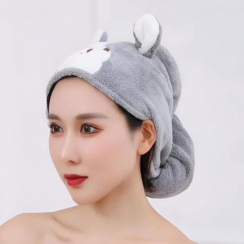 Hair Drying Cape - Extra-Large Microfiber Towel for Fast and Effective Hair Drying, Ideal for Use After Shower, Hair Treatments, or Relaxing at Home, Thick, Comfortable, and Stylish